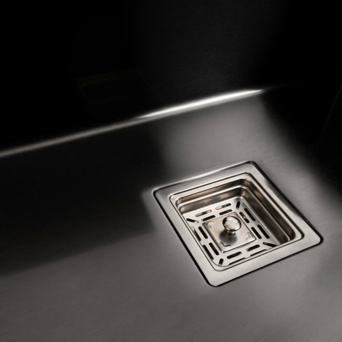 Кухонная мойка Platinum Handmade 65*45 (650x450x230 мм) PVD черная HSB