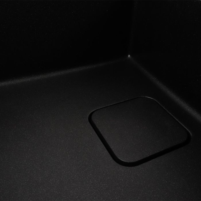 Гранітне миття для кухні Platinum 7850 CUBE матовий Моріон