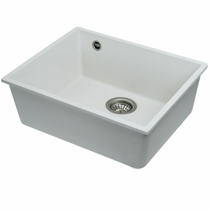 Гранітне миття для кухні Platinum 5444 OASIS матова Біла