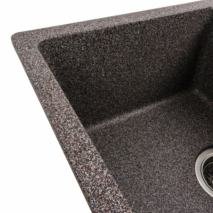Гранитная мойка для кухни VALESO 6250 ZIRKONE матовый Микс