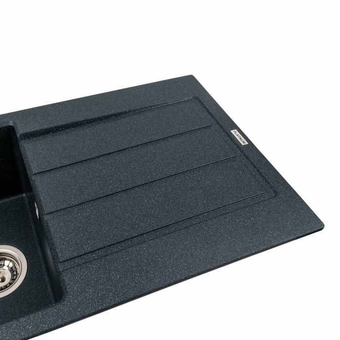 Гранітне миття для кухні VALESO 7843 SOLID матовий Антрацит