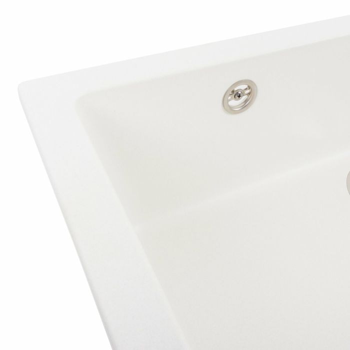 Гранітне миття для кухні Platinum 7945 Paruana матова Біла