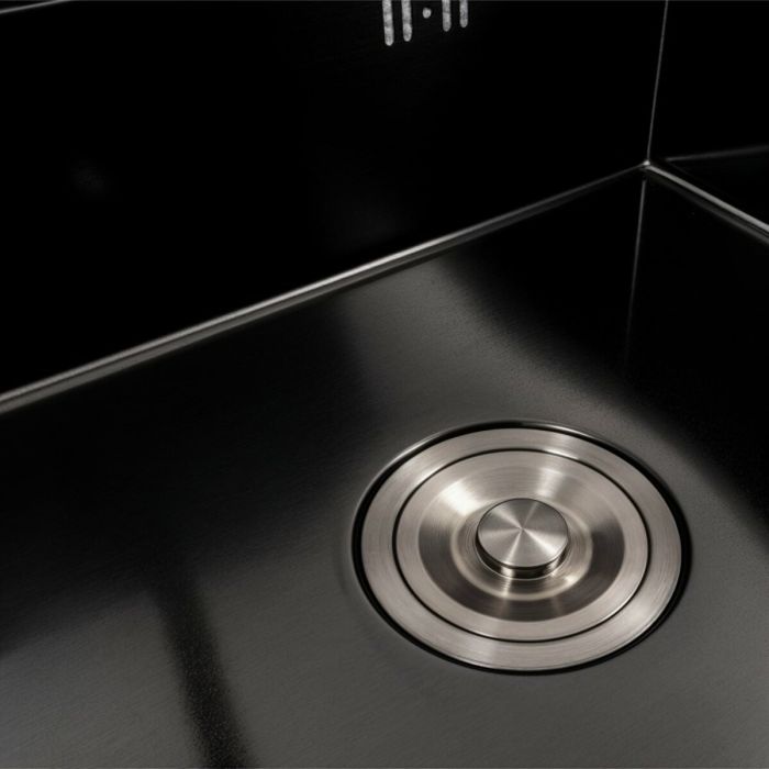 Кухонна мийка CM 50*50 прихована PVD чорна Platinum Handmade