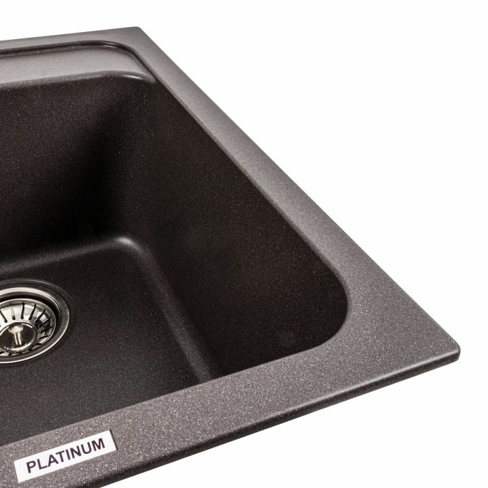 Гранитная мойка для кухни Platinum 4050 KORRADO матовый Гренадин