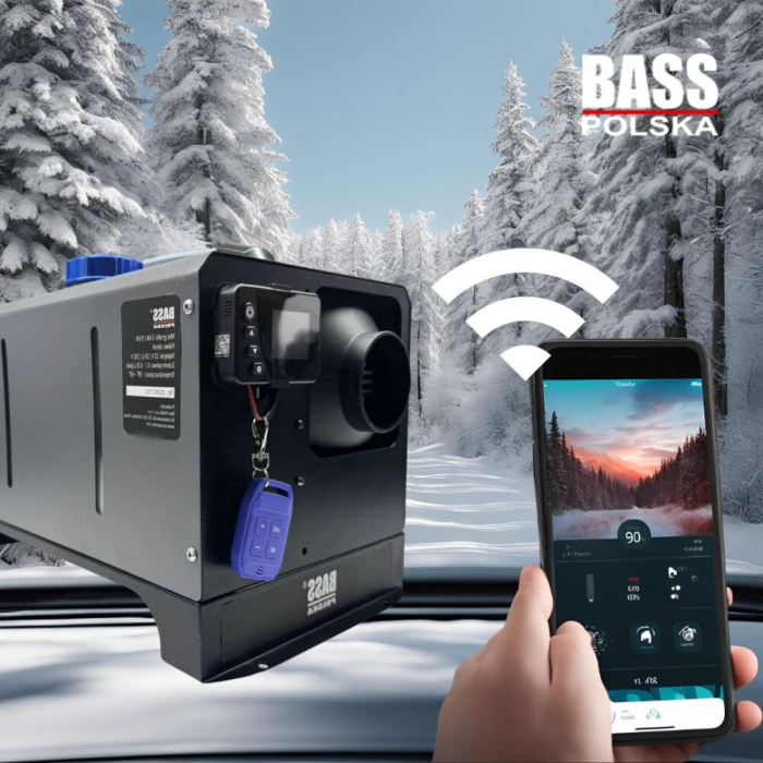 Автомобільний дизельний обігрівач WEBASTO Bass Polska 8кВт з Wi-Fi та паливним баком на 5 л