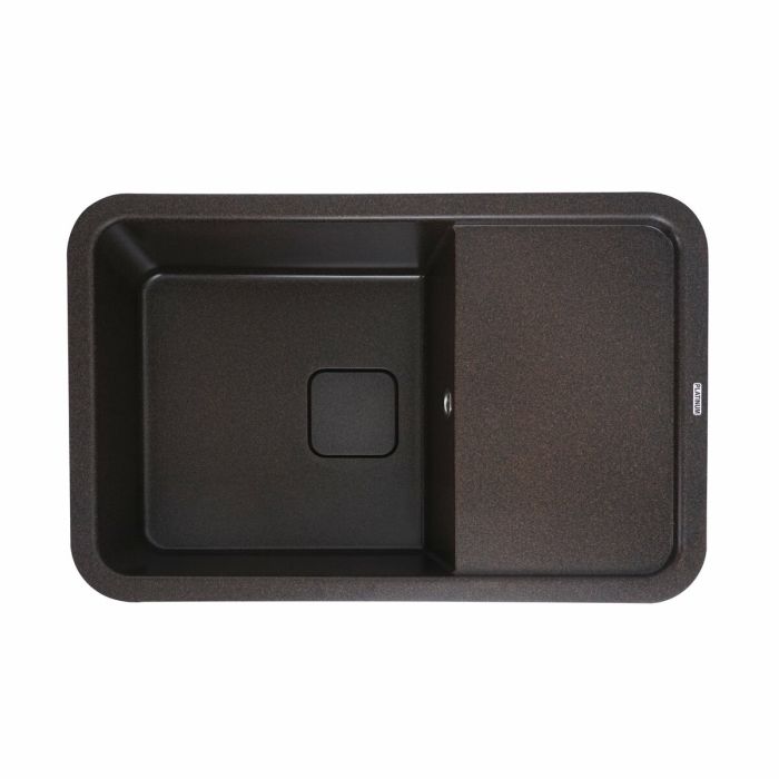 Гранітне миття для кухні Platinum 7850 CUBE матова Шоколад, R