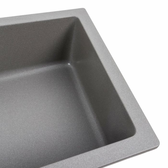 Гранитная мойка для кухни Platinum 7945 Paruana матовая Серый муссон)