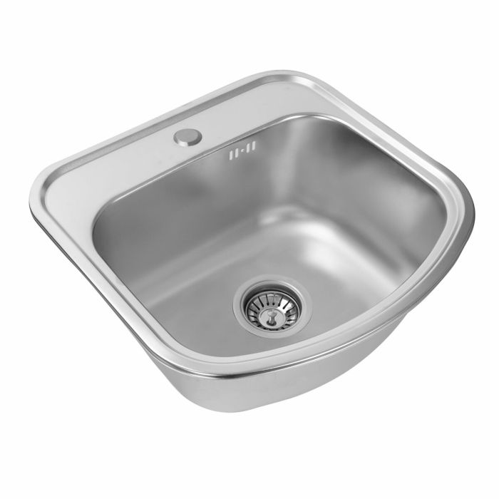 Кухонна мийка із нержавіючої сталі Platinum САТИН 4947 (0,8/180 мм)