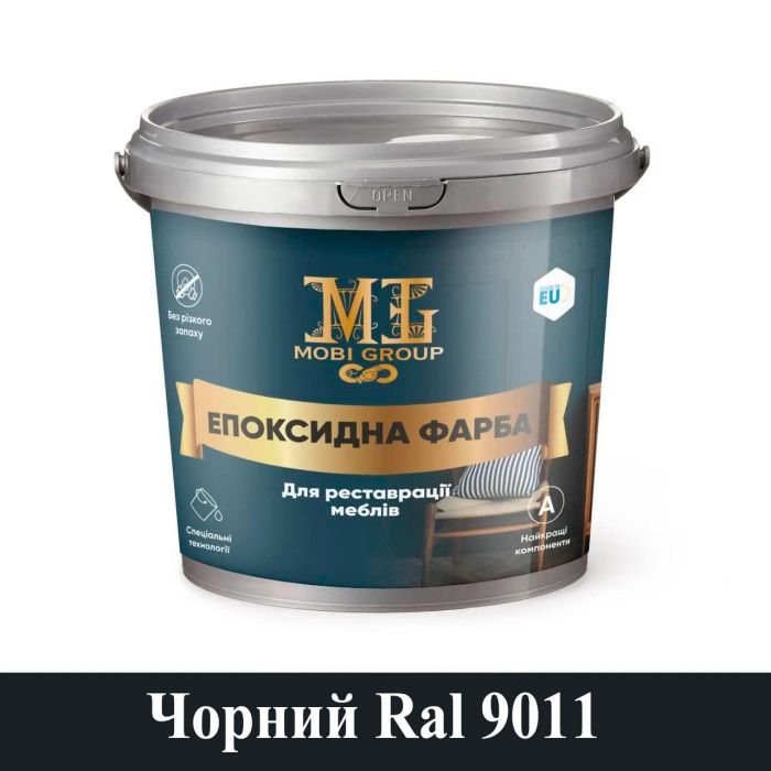 Эпоксидная краска для мебели Mobi Group 1кг Черная