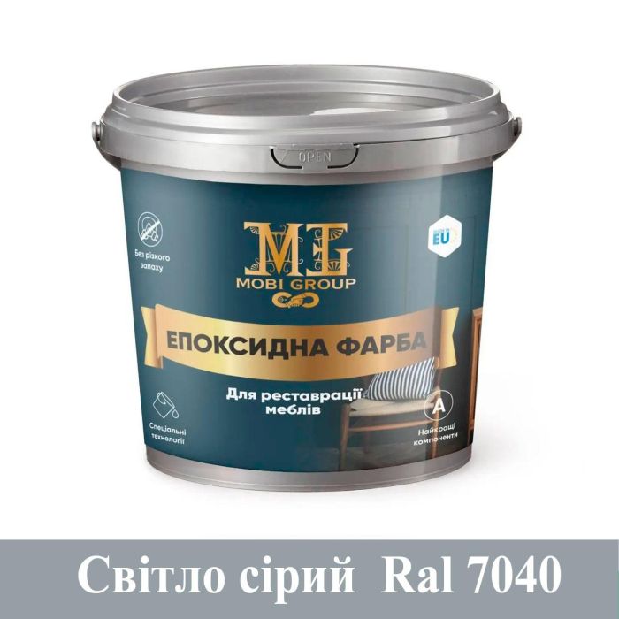 Епоксидна фарба для меблів Mobi Group 4.5кг Світло-сірий