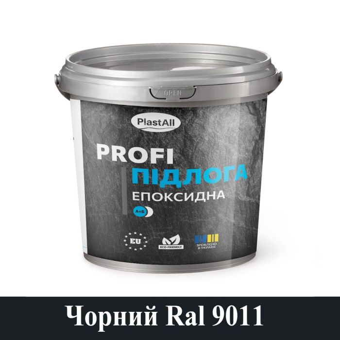 Епоксидна наливна підлога Plastall 4.8 кг Чорний