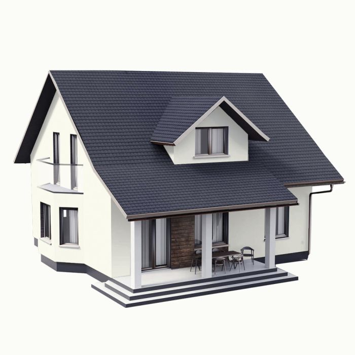 Кольорова Фасадна Силіконова Фарба «Силіконфасад» SkyLine 0502-Y Санді 1л