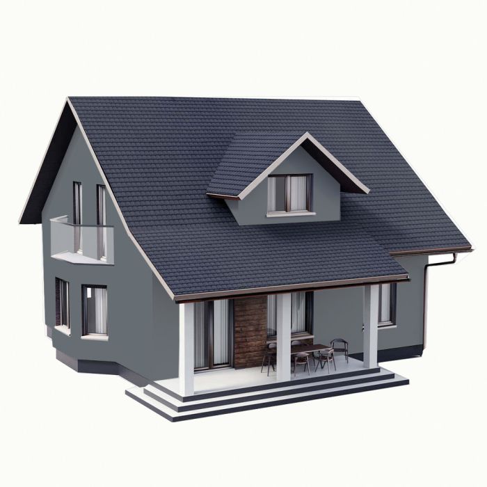 Цветная Фасадная Силиконовая Краска «Силиконфасад» SkyLine 6005-B Фарлион 10л