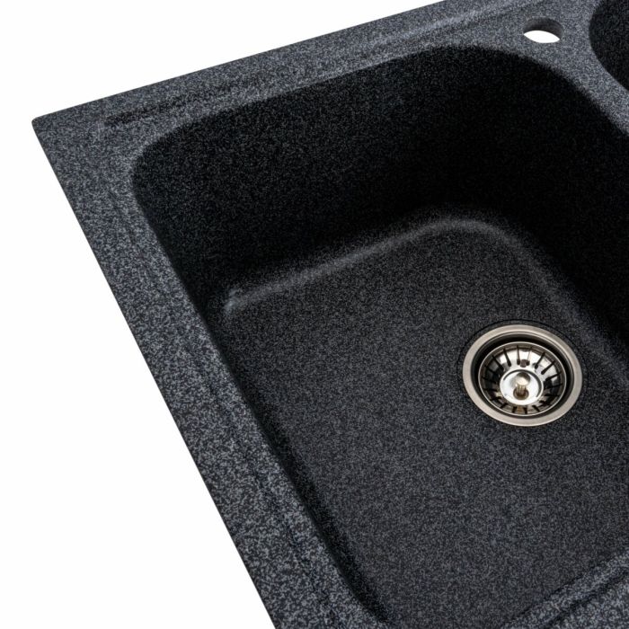 Гранітне миття для кухні Platinum 7950 Equatoria матовий Графіт