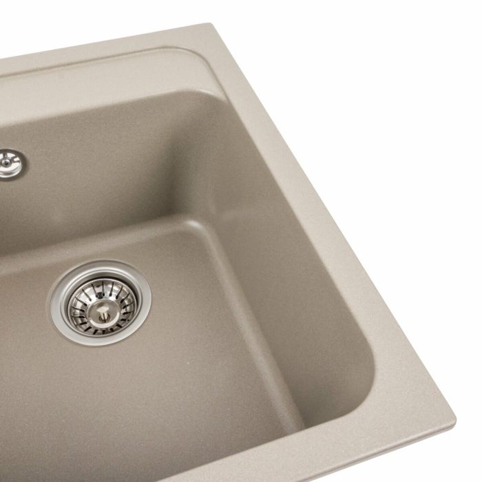 Гранітне миття для кухні Platinum 4050 KORRADO матовий Титан
