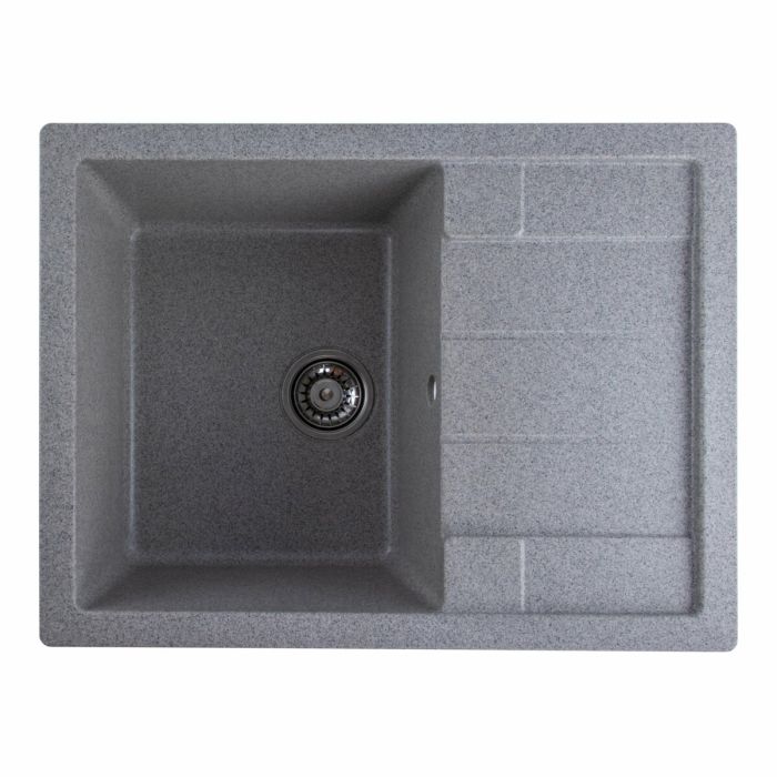 Гранітне миття для кухні Platinum 6550 INTENSO матова Сіра, L