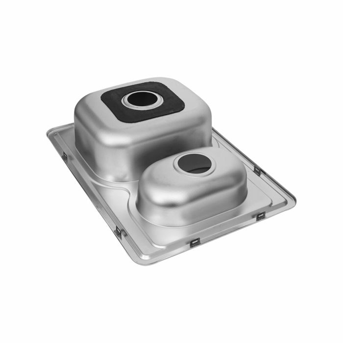 Кухонная мойка из нержавеющей стали Platinum ДЕКОР 7050D (0,8/180 мм), R