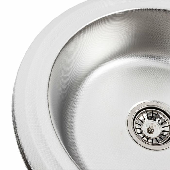 Кухонна мийка з нержавіючої сталі Platinum ДЕКОР 5745 (0,6/170 мм), L