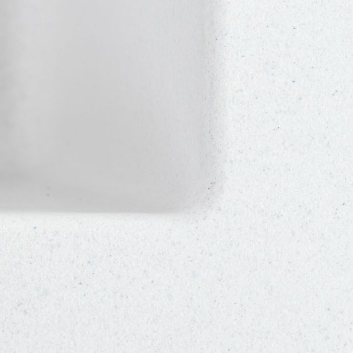 Гранітне миття для кухні Platinum 4040 RUBA матове біле