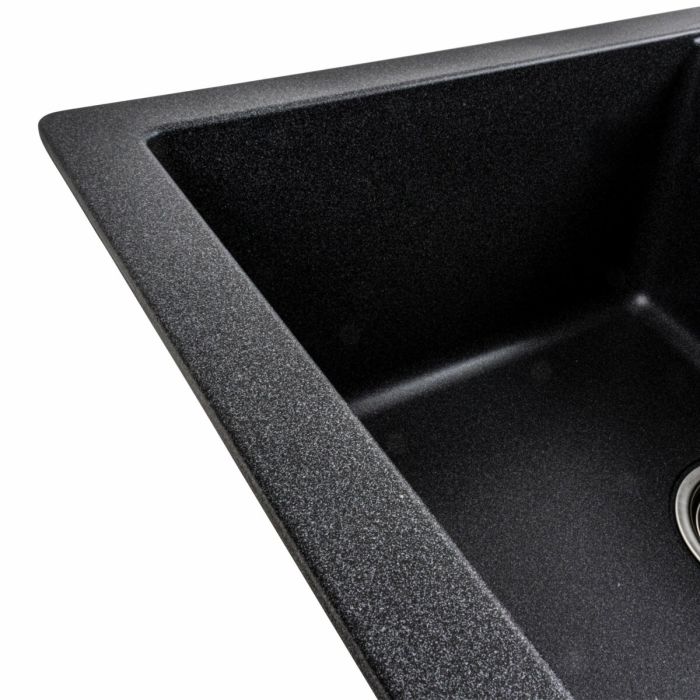 Гранитная мойка для кухни Platinum 7850W TOSKANA матовый Карбон, L