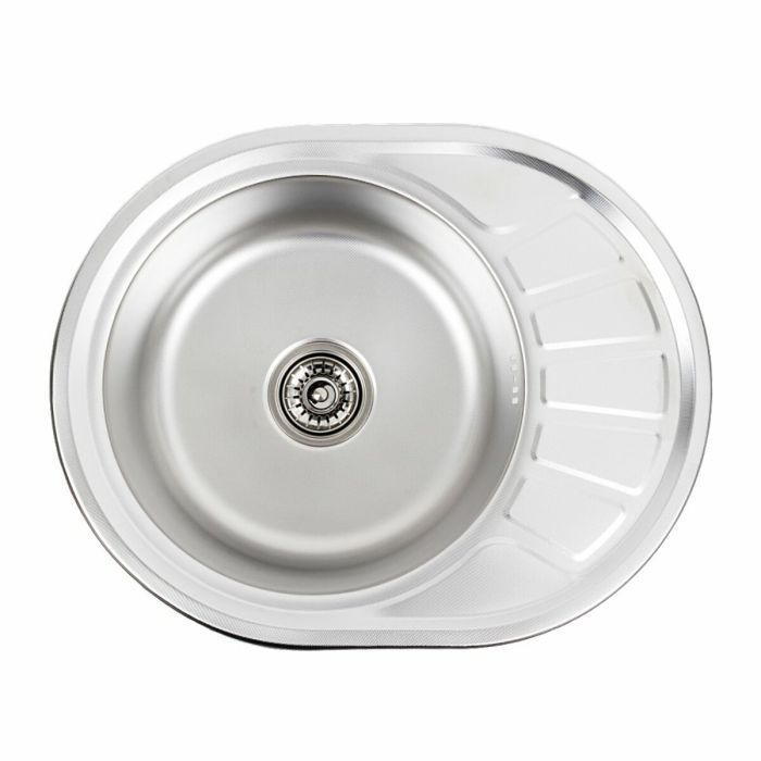 Кухонна мийка з нержавіючої сталі Platinum ДЕКОР 5745 (0,6/170 мм), L
