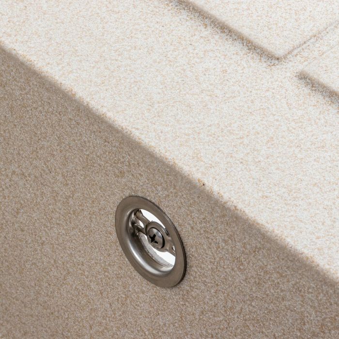 Гранітне миття для кухні Platinum 6550 LOTOS матова Сафарі, R