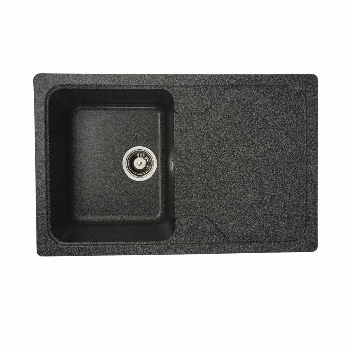 Гранитная мойка для кухни Platinum 7850 VERONA матовая Графит, L