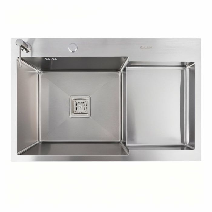 CM 78*50C L Мийка нержавійка Valeso Handmade з поглибленою поліцею (3.0/0.8)
