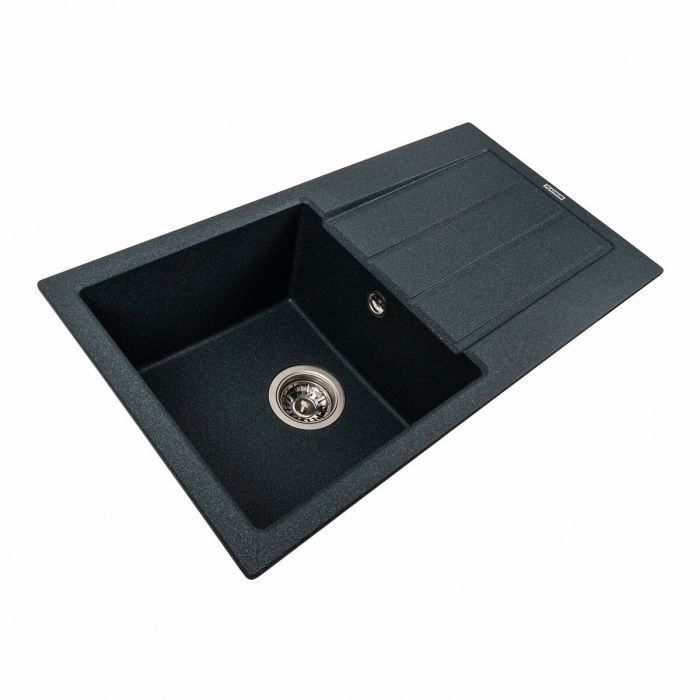 Гранітне миття для кухні VALESO 7843 SOLID матовий Антрацит