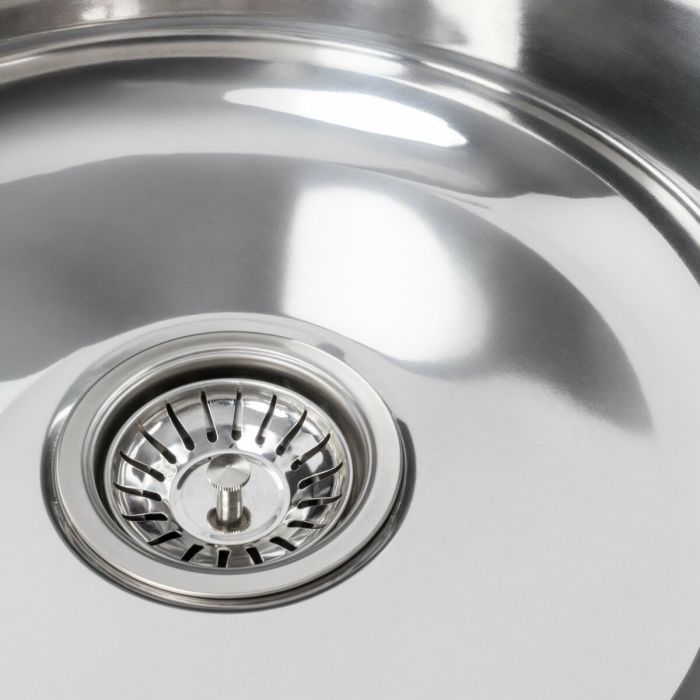 Кухонная мойка из нержавеющей стали Platinum ПОЛИРОВКА 5745 (0,8/180 мм), R