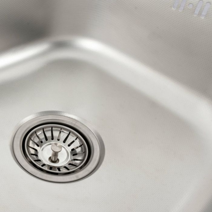 Кухонная мойка из нержавеющей стали Platinum ДЕКОР 6642 (0,8/180 мм), L