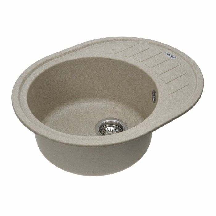 Гранитная мойка для кухни Platinum 6250 SOUL матовая Сафари, L