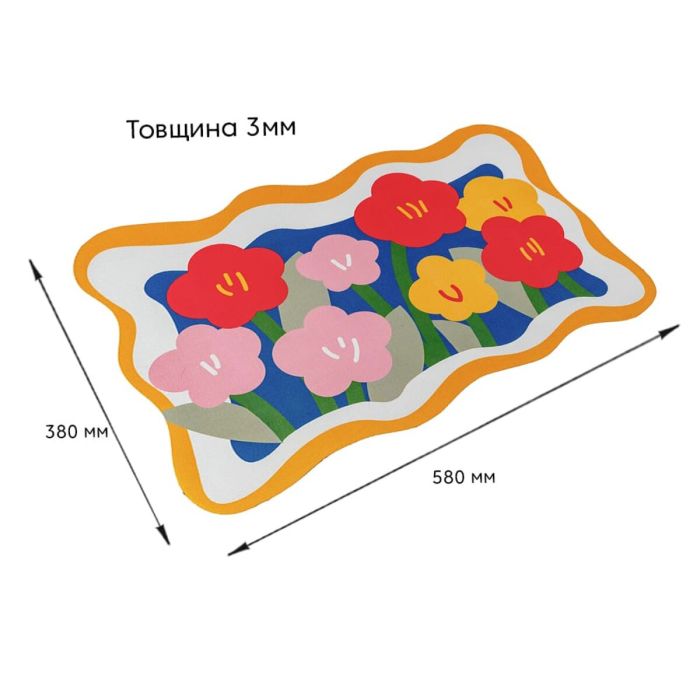 Вологопоглинаючий килимок 38*58CM*3MM(D) SW-00002562