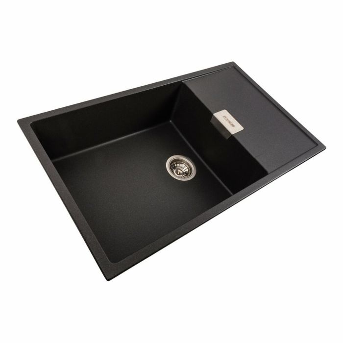 Гранитная мойка для кухни Platinum 8650 DIAMOND матовый Морион