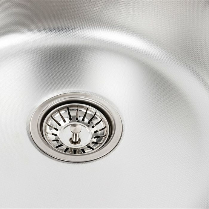 Кухонна мийка з нержавіючої сталі Platinum ДЕКОР 5745 (0,6/170 мм), L