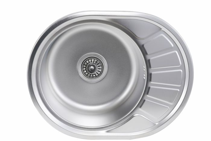 Кухонна мийка із нержавіючої сталі Platinum САТИН 5745 (0,6/170 мм), L