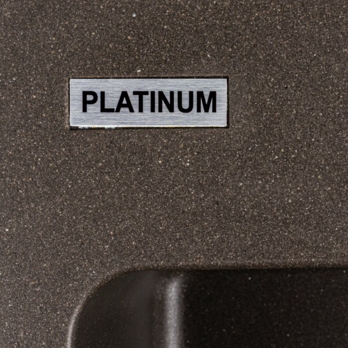 Гранітне миття для кухні Platinum 7850 Bogema матова Темна скеля