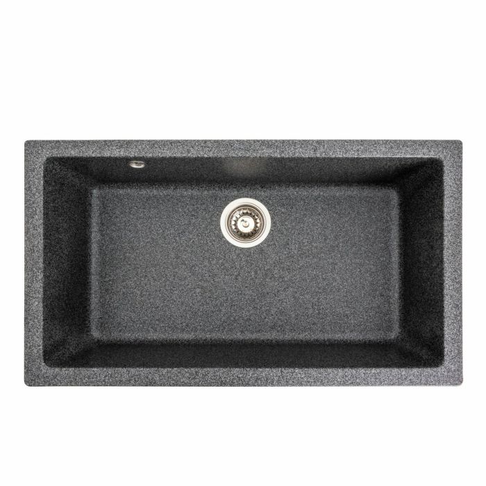 Гранитная мойка для кухни Platinum 7945 Paruana матовая Графит