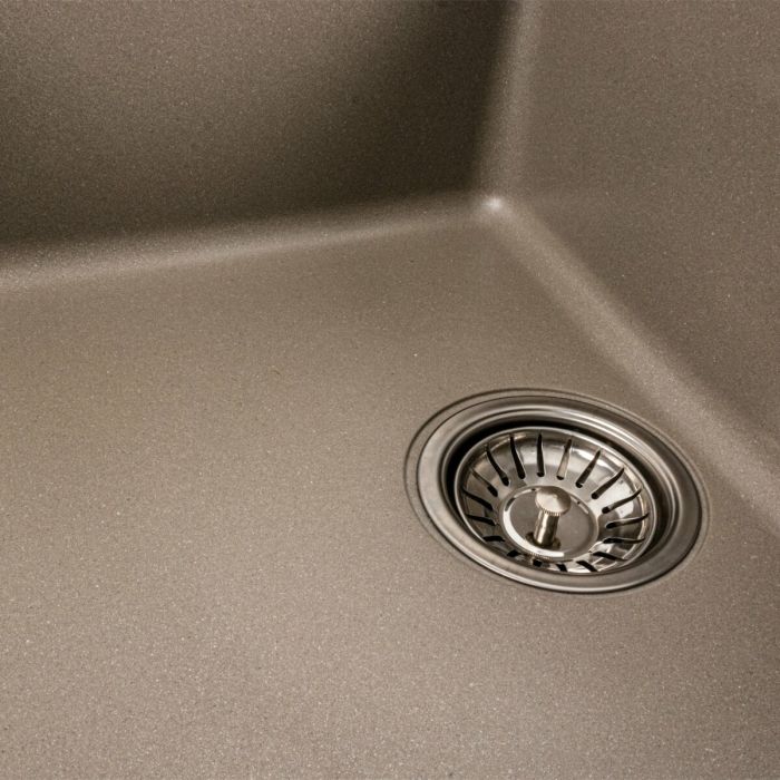 Гранитная мойка для кухни Platinum 7850W TOSKANA матовый Титан