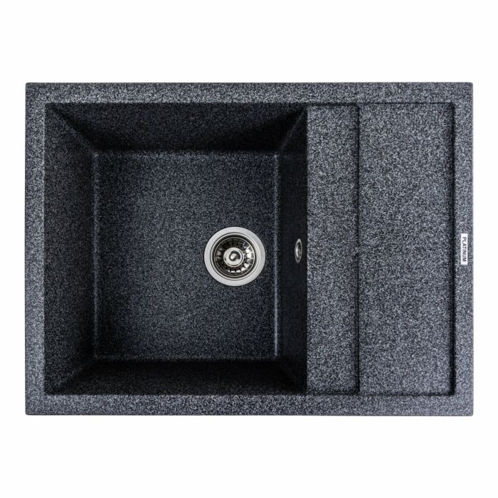 Гранитная мойка для кухни Platinum 6550 LOTOS матовый., R