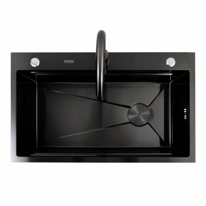 Мийка кухонна чорна PVD CM 75*46B Platinum Handmade