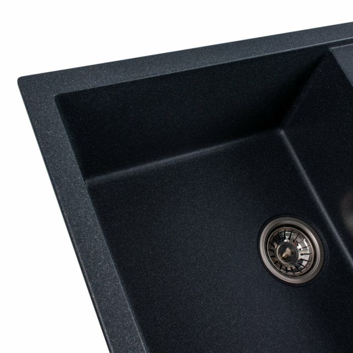 Гранітне миття для кухні Platinum 7950 Selena матова Антрацит