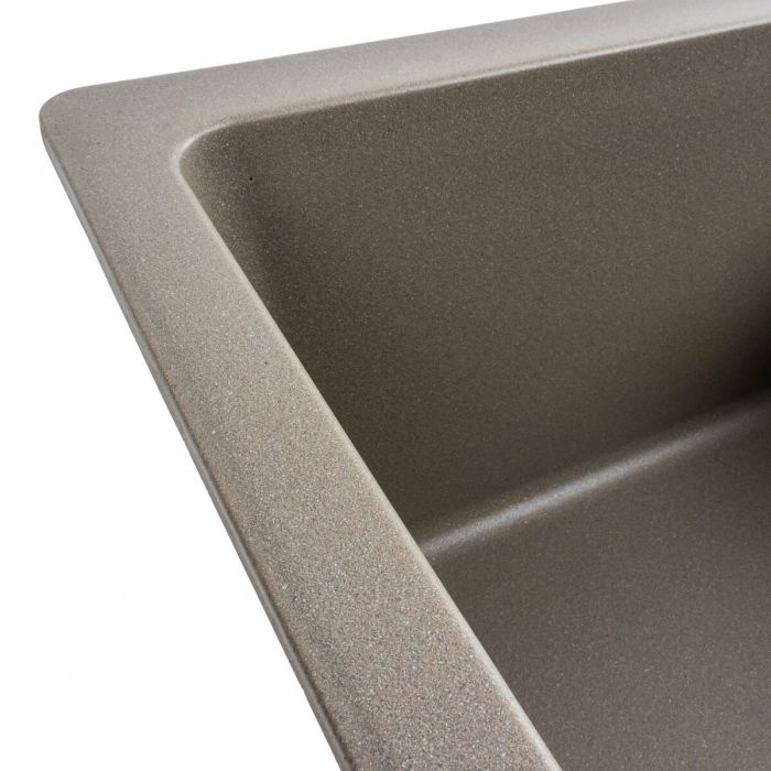 Гранітне миття для кухні Platinum 6250 ZIRKONE матовий Титан