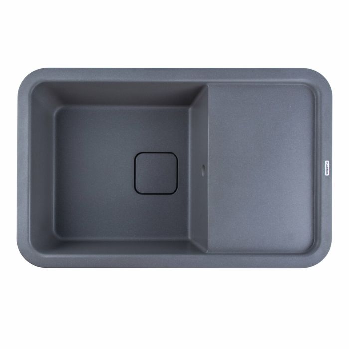 Гранітне миття для кухні Platinum 7850 CUBE матова Сірий мусон, L