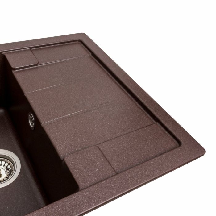 Гранітне миття для кухні Platinum 6550 INTENSO матова Мокко