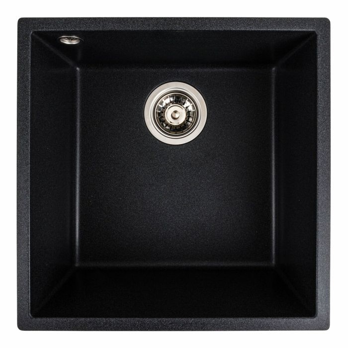 Гранітне миття для кухні Platinum 4040 RUBA матовий карбон