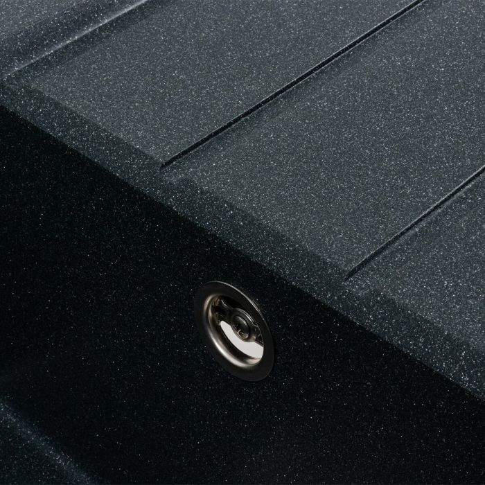Гранітне миття для кухні VALESO 7843 SOLID матовий Антрацит