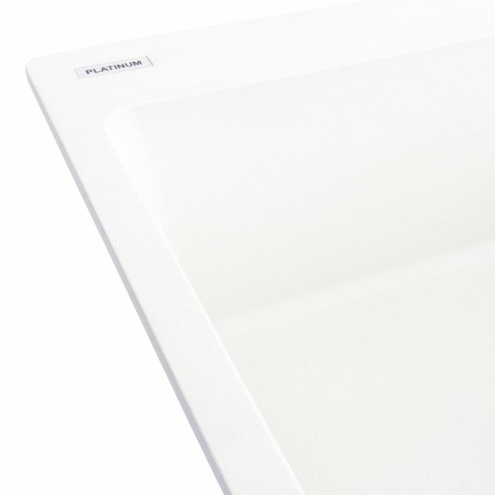 Гранитная мойка для кухни Platinum 7850 Bogema матовая (белая)