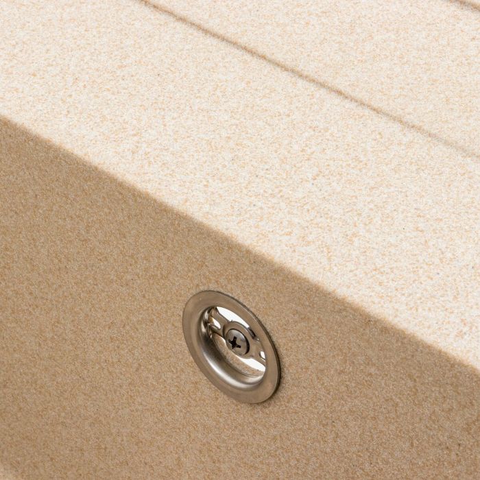 Кухонная мойка гранитная матовая 7050 CASCADA Platinum Сафари