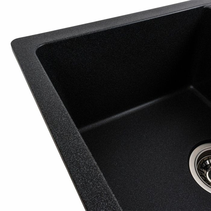 Гранітне миття для кухні VALESO 6250 ZIRKONE матовий Карбон